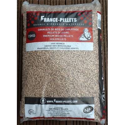 Pellets 100% résineux NF - DIN+ (65 sacs)